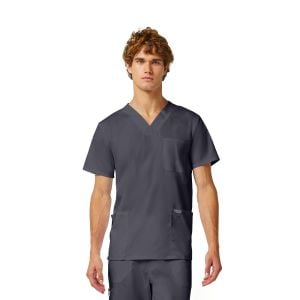 Casaca sanitaria hombre WW670 gris Revolution Cherokee