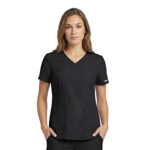 Casaca sanitaria mujer WW4710 negro Core Stretch Cherokee