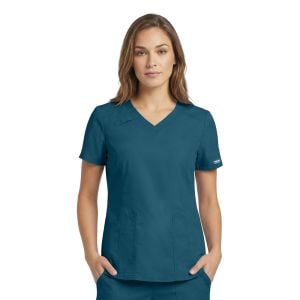 Casaca sanitaria mujer WW4710 caribb blue Core Stretch Cherokee