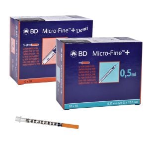 Jeringa de insulina BD Microfine
