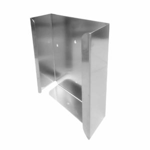 Dispensador de pared para cajas de guantes en acero