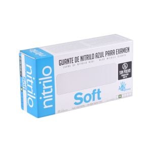 Guante de examen de nitrilo sin polvo SOFT