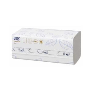 Toalla secamanos Tork Premium H2 en paquete comprimido