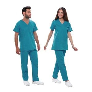 Chaqueta Mebaline-Tex unisex turquesa