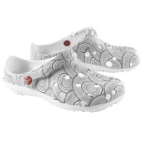 Zueco sanitario para mujer Schu'zz Globule Circles