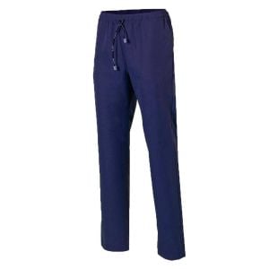 Pantalón microfibra unisex Garys con goma y cordón marino