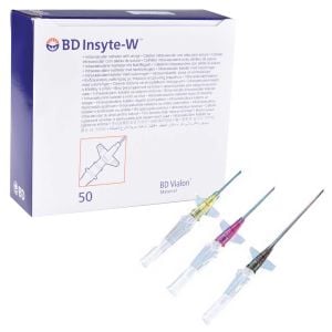 Catéter intravenoso BD INSYTE-W con aletas