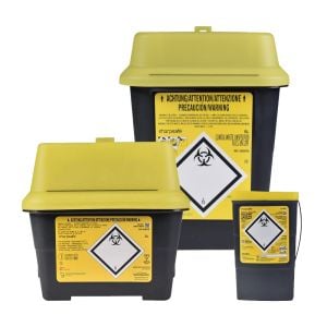Contenedor de agujas y objetos punzantes contaminados