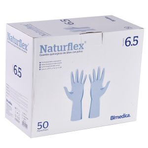 Guantes quirúrgicos de látex con polvo Naturflex