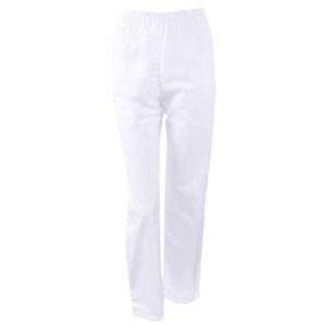Pantalón sanitario 30% algodón Mebaline-Tex unisex blanco