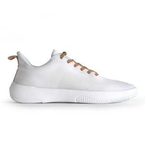 Zapatilla sanitaria SCHUZZ modelo SNUG color blanco - camel