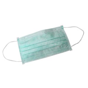 Mascarilla Quirúrgica tipo II BV verde con elásticos